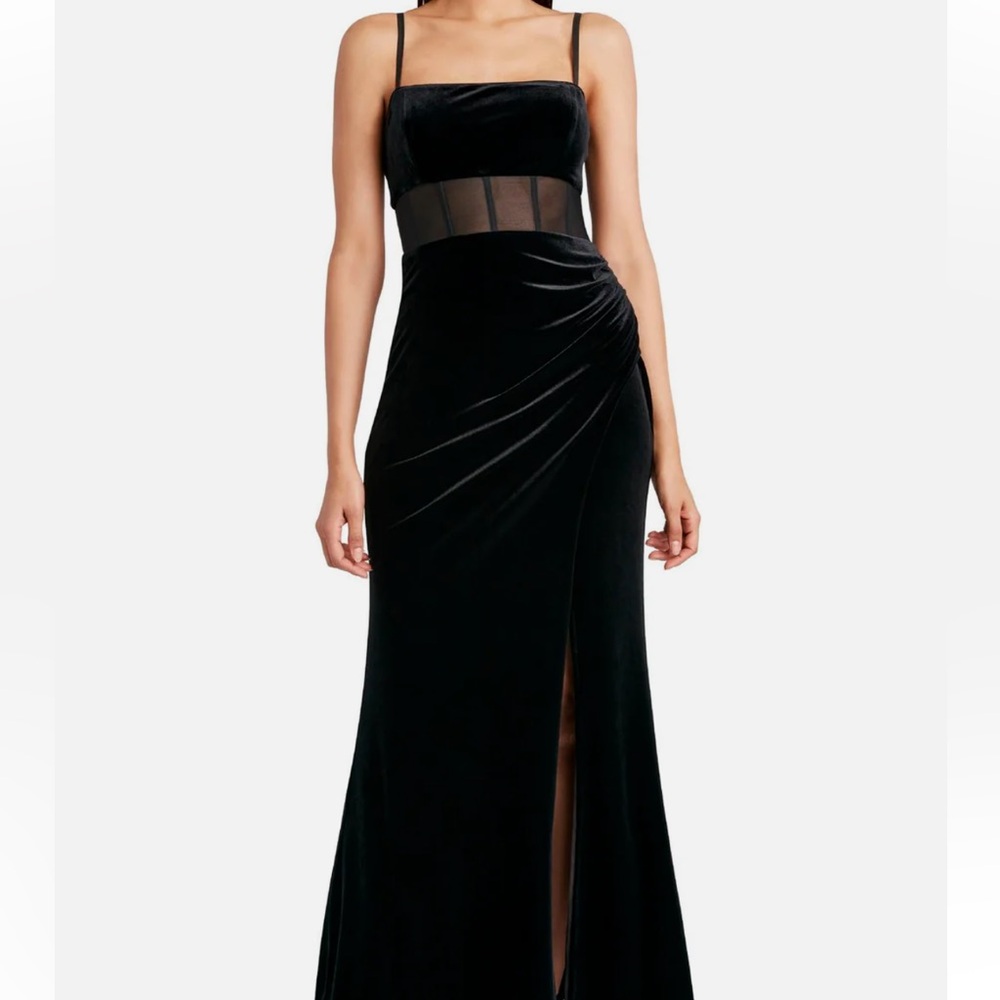 BCBGMAXAZRIA KAI BUSTIER EVENING DRESS